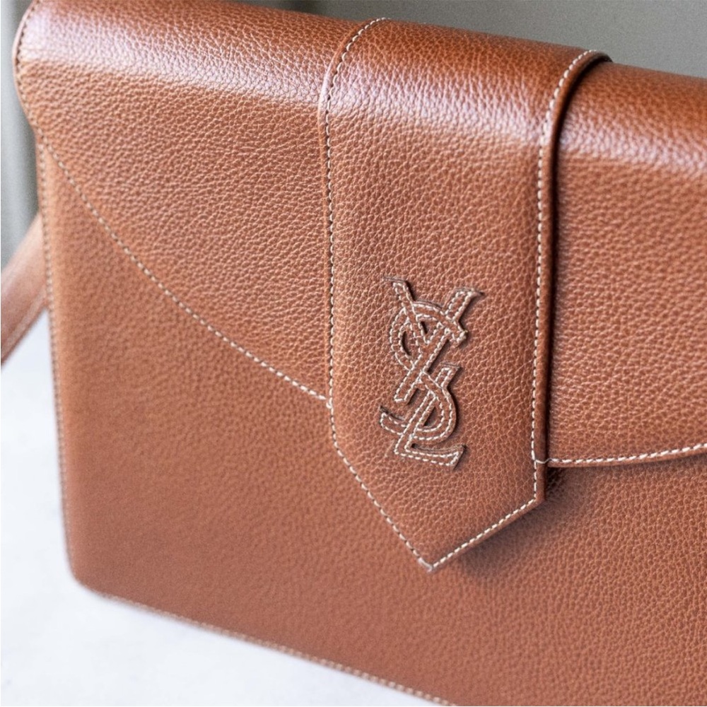 Authentic Vintage YSL Crossbody Messenger Bag - Picture 2 of 16